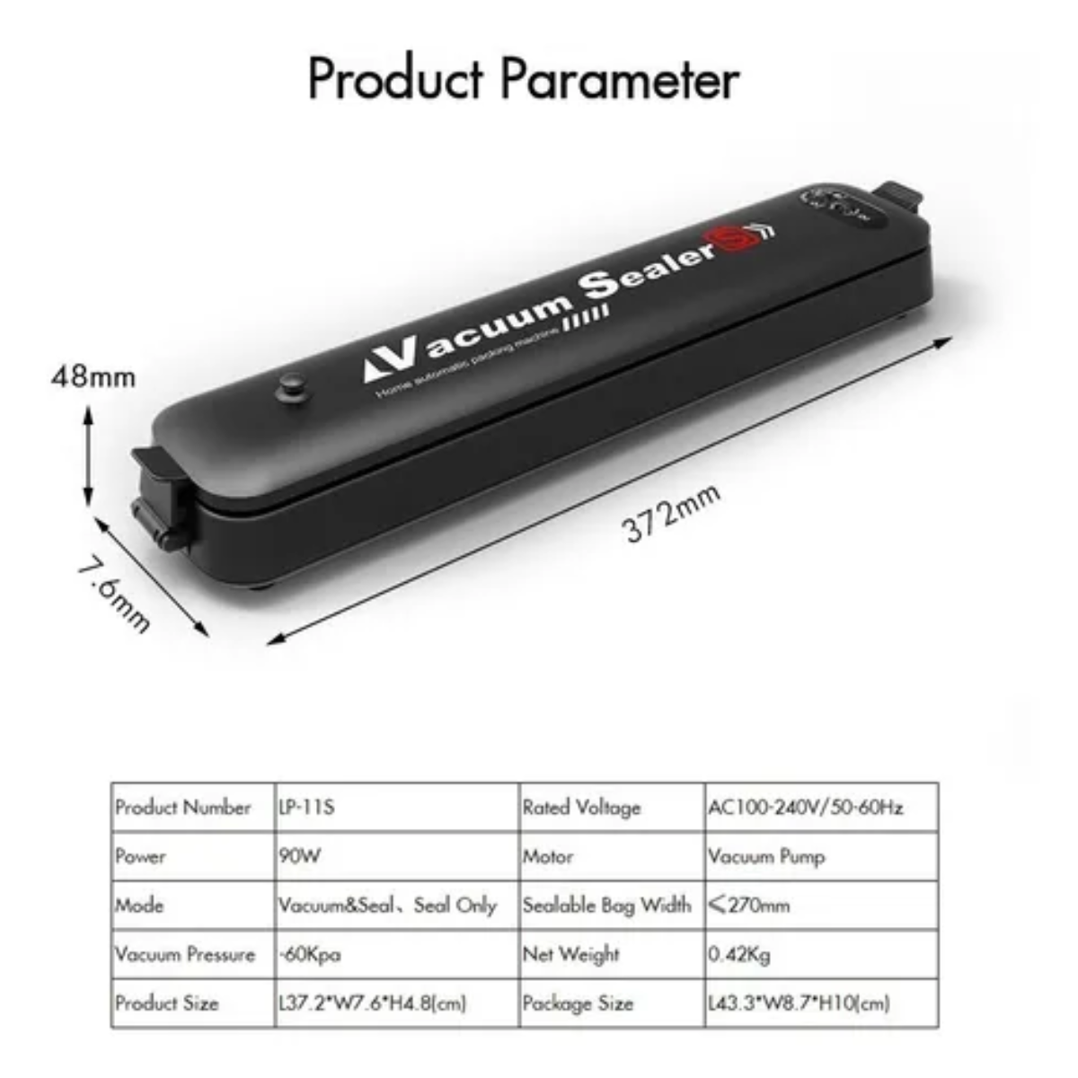 Miniatura 4 de Maquina Selladora De Bolsas Al Vacio